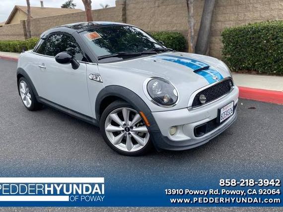 MINI COOPER COUPE 2013 WMWSX3C58DT408499 image